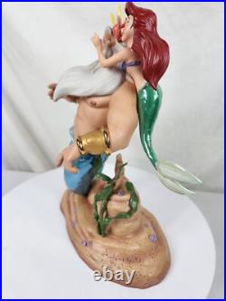 WDCC Morning Daddy Little Mermaid Ariel & King Triton Disney, Mint, Box, COA WDCC Morning Daddy Little Mermaid Ariel & King Triton Disney, Mint, Box, COA