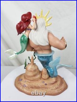 WDCC Morning Daddy Little Mermaid Ariel & King Triton Disney, Mint, Box, COA WDCC Morning Daddy Little Mermaid Ariel & King Triton Disney, Mint, Box, COA
