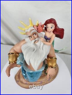 WDCC Morning Daddy Little Mermaid Ariel & King Triton Disney, Mint, Box, COA WDCC Morning Daddy Little Mermaid Ariel & King Triton Disney, Mint, Box, COA