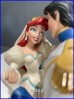 WDCC The Little Mermaid Ariel & Eric Two Worlds, One Heart + Box & COA