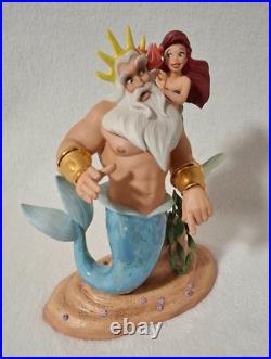 WDCC The Little Mermaid Ariel & King Triton Morning Daddy Disney Figurine +BOX WDCC The Little Mermaid Ariel & King Triton Morning Daddy Disney Figurine +BOX