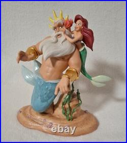 WDCC The Little Mermaid Ariel & King Triton Morning Daddy Disney Figurine +BOX WDCC The Little Mermaid Ariel & King Triton Morning Daddy Disney Figurine +BOX