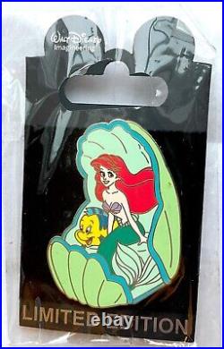 WDI Ariel's Undersea Adventure Clamshell Little Mermaid Disney Pin LE 250