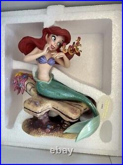 Walt Disney Classics Collection Ariel Little Mermaid Seahorse Surprise COA-MINT