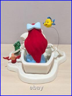 Walt Disney Dept 56 Riding The Sea With Ariel Snowbabies Little Mermaid Rare