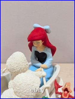 Walt Disney Dept 56 Riding The Sea With Ariel Snowbabies Little Mermaid Rare