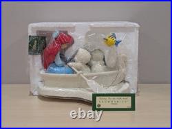 Walt Disney Dept 56 Riding The Sea With Ariel Snowbabies Little Mermaid Rare