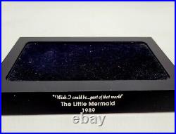 Waterford Disney Crystal Ariel Little Mermaid Figurine Lmt Edt 132/700 Box COA