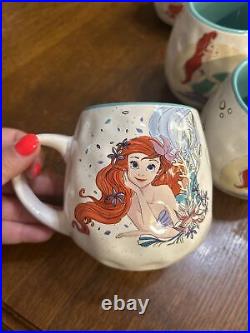 Zrike Disney Princess Little Mermaid Ariel Mugs Set Of 4